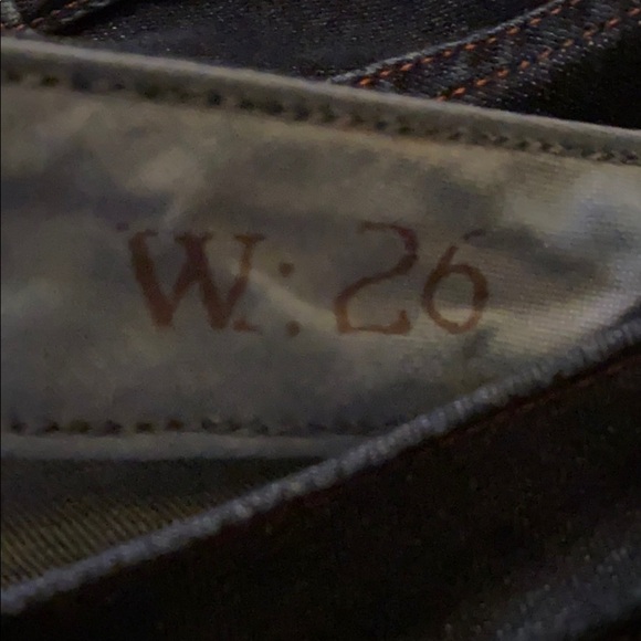 ANTHROPOLOGIE Holding Horses Dark Wash Mid Rise Slim Straight Jeans - Picture 5 of 5